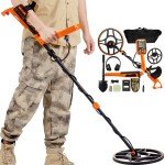 Waterproof LCD Metal Detector with 12-Inch Coil