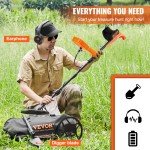 Waterproof LCD Metal Detector with 12-Inch Coil