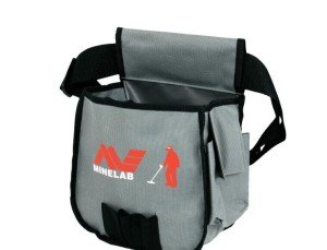 Minelab Finds Pouch for Metal Detecting – Black & Gray