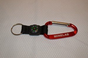 Minelab D-Ring with Compass and Key Ring