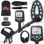 DetectTrek Metal Detector for Adults, 10 Sensitivity, 6 Modes