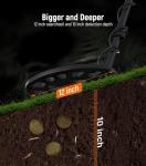 DetectTrek Metal Detector for Adults, 10 Sensitivity, 6 Modes