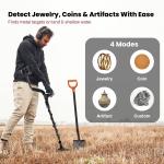 Fisher F44 Waterproof Metal Detector with LCD Display