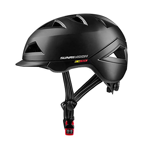 SUNRIMOON Adult Lightweight Cycling Helmet with USB Light