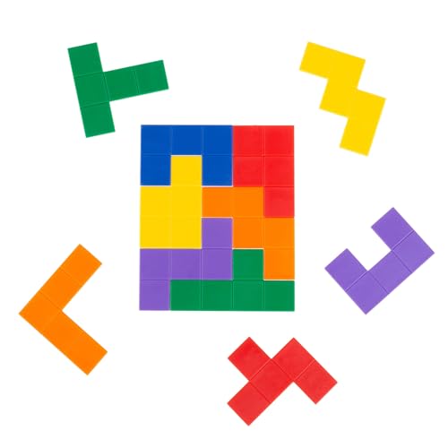Rainbow Pentominoes: 72-Piece Set for Fun and Education