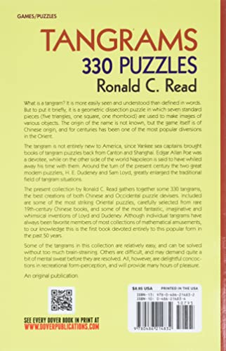 330 Tangram Puzzles for Recreational Math