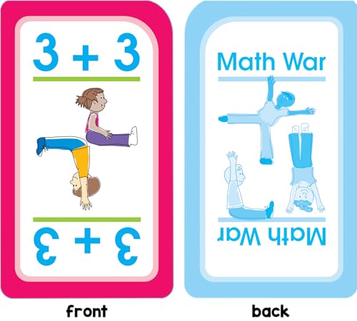 Math War Addition & Subtraction Game Cards - Ages 6+