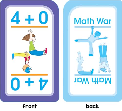 Math War Addition & Subtraction Game Cards - Ages 6+