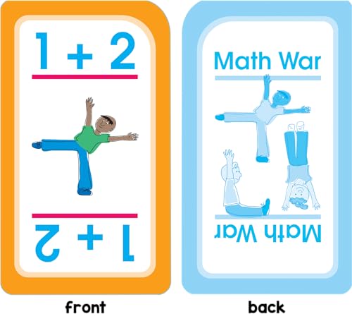 Math War Addition & Subtraction Game Cards - Ages 6+