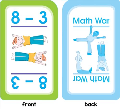 Math War Addition & Subtraction Game Cards - Ages 6+