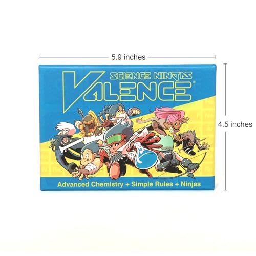 Science Ninjas: Valence Card Game - Exploring Chemical Reactions!