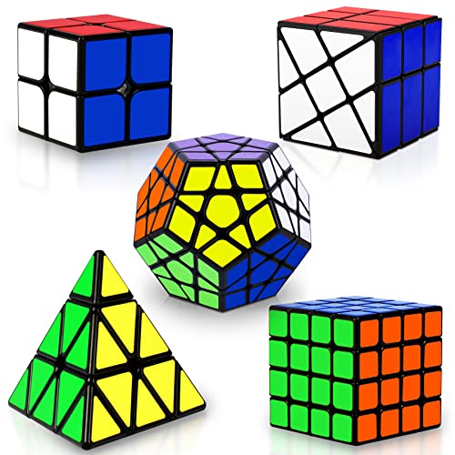 5 Puzzle Cubes for Children & Adults
