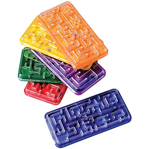 Block Mania Brick Theme Maze Puzzle Games (6-Pack)