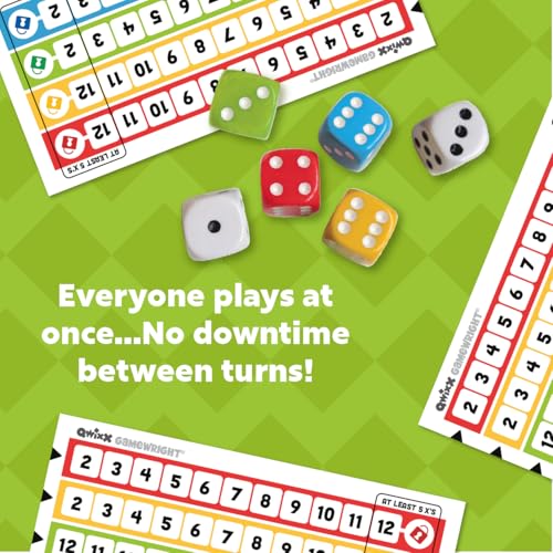 Fast Family Dice Game by Gamewright Qwixx