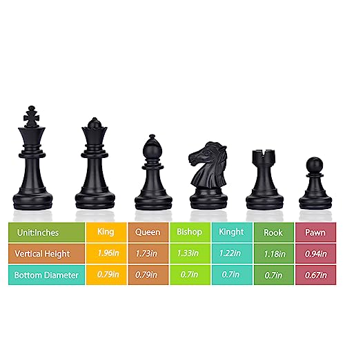 ColorGo Magnetic Chess Set with 2 Extra Queens