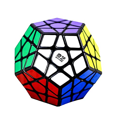 Black Megaminx Speed Cube - Pentagonal Dodecahedron