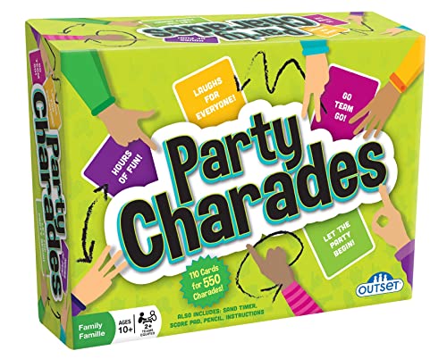 Family Party Charades Game: 550 Cards, Ages 10+