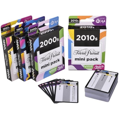 Trivial Pursuit Mini Packs - 4 Game Multipack!