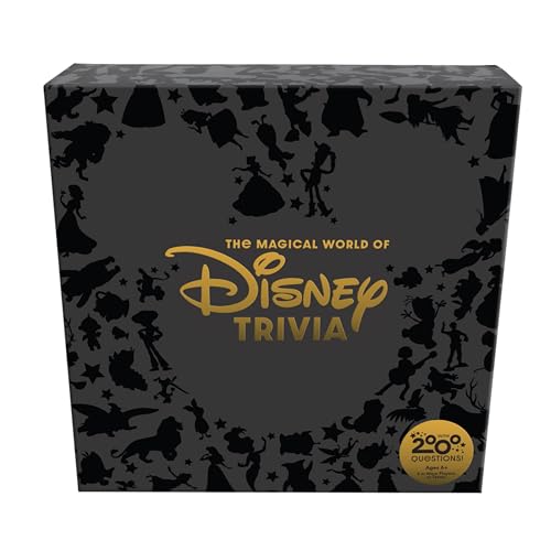 Disney Trivia Game: 2,000 Questions - Collectible, 8 Players
