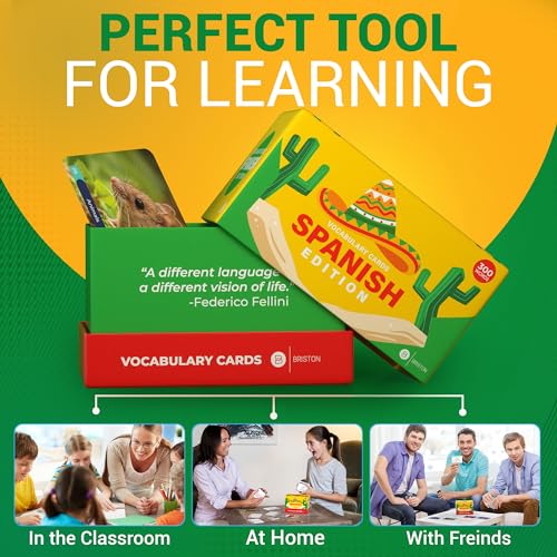 Spanish Vocabulary Flash Cards - Beginner Learning Game