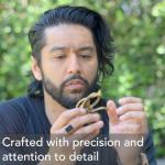 Cylinder Hanayama Metal Brainteaser - Level 4, Ages 12+