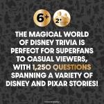 Disney Trivia Game: 2,000 Questions - Collectible, 8 Players
