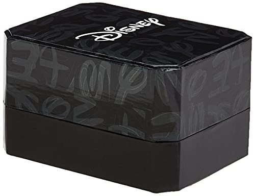 Mickey Mouse White Dial Black Strap Watch for Women