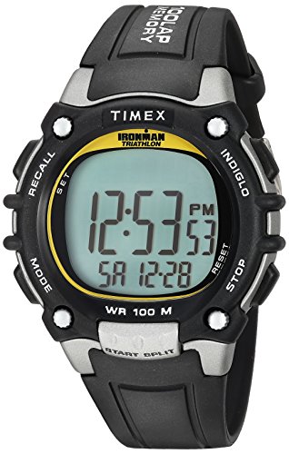 Timex Men's Ironman Classic Black/Yellow Resin Watch