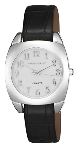 Vernier Women's Silver Case Mother of Pearl Watch