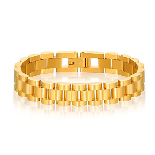 Stainless Steel Link Chain Bracelets for Men and Women