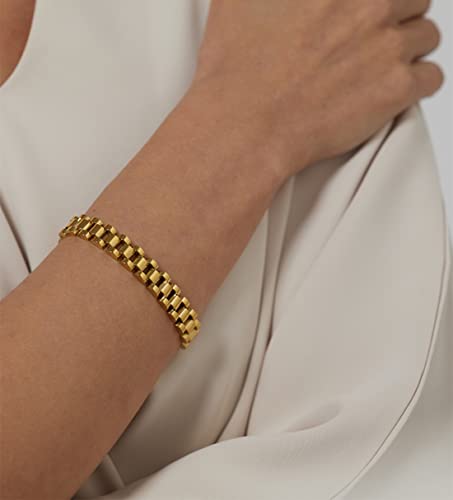 Stainless Steel Link Chain Bracelets for Men and Women