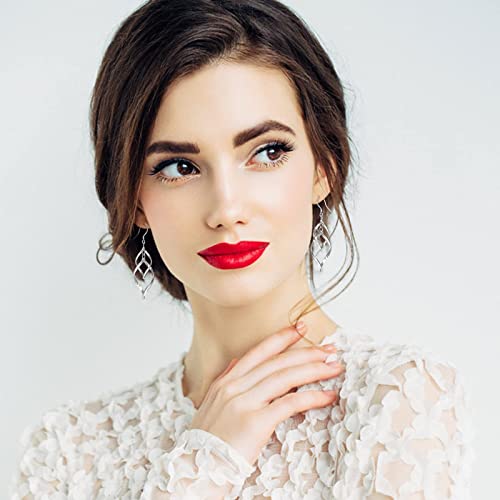 Gold-plated Silver Dangle Earrings for Women & Girls