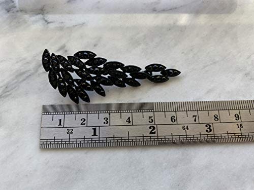 Bohemian Black Angel Wings Statement Dangle Earrings Women