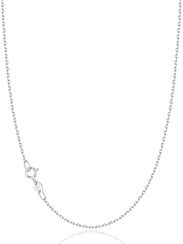 925 Sterling Silver Chain Necklace for Women - 14 Inch