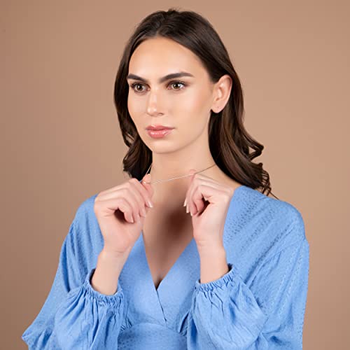 Italian Magic Snake Chain Necklace - 16"-30" (18, 1.2MM, Silver)