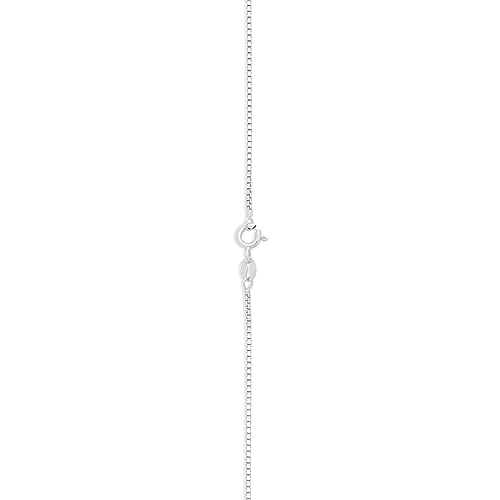 Sterling Silver Box Chain Necklace 18" - Amazon Essentials