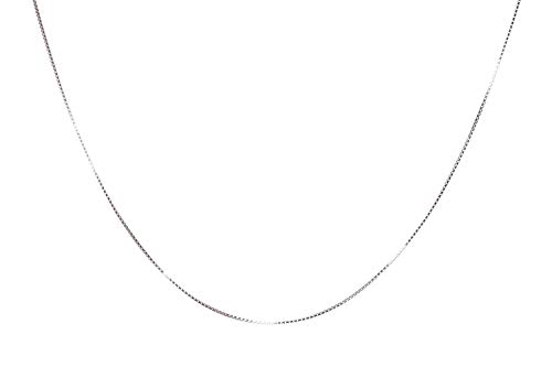 NAG.HC Dainty 0.8MM Box Chain Necklace - Sterling Silver