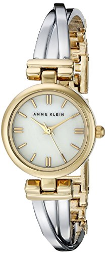 Anne Klein Women's Two-Tone Bangle Watch AK/1171MPTT