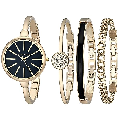 Anne Klein Women's Bangle Watch & Bracelet Set