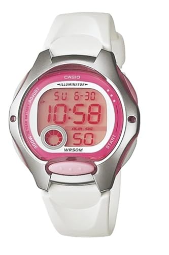 Casio Women's White Resin Digital Watch LW200-7AV
