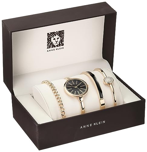 Anne Klein Women's Bangle Watch & Bracelet Set