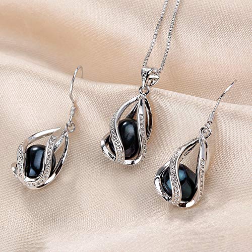 HENGSHENG Freshwater Pearl Jewelry Sets - Women's Fashion