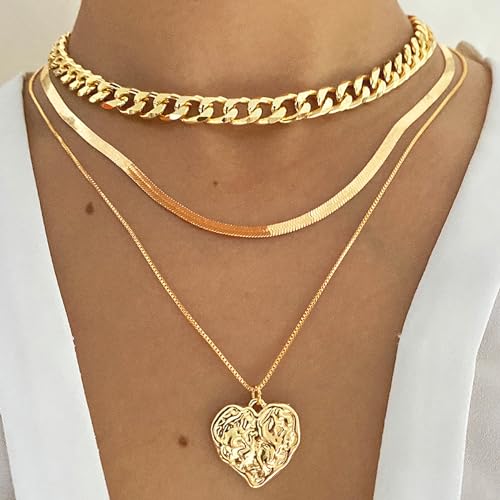 Gold Jewelry Set: Earrings, Rings, Bracelets, Necklaces - Gift