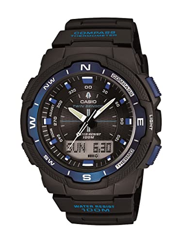 Black Resin Strap Casio Sports Watch SGW500H-2BV