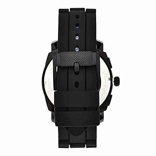 Fossil Men's Black Stainless Steel Chronograph Watch FS4487