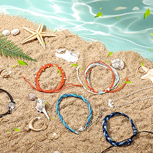 Surfer Wave Bracelet & Layered Choker Necklace Set