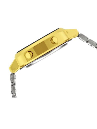 Gold Tone Digital Ladies Watch with Retro Style