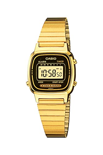 Casio Women's Digital Watch Gold Tone LA670WGA