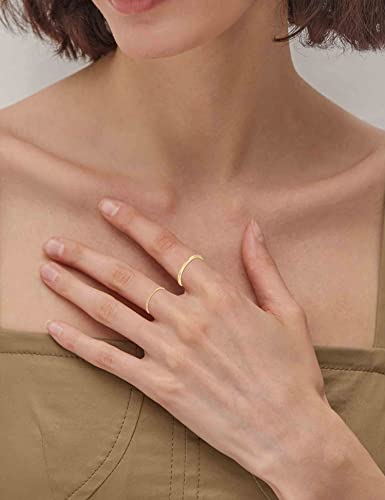 Gold Plated Stacking Ring Set Heart CZ Size 8