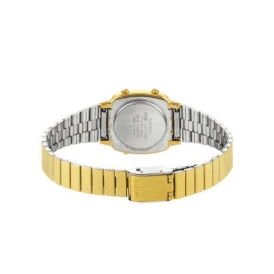 Gold Tone Digital Ladies Watch with Retro Style